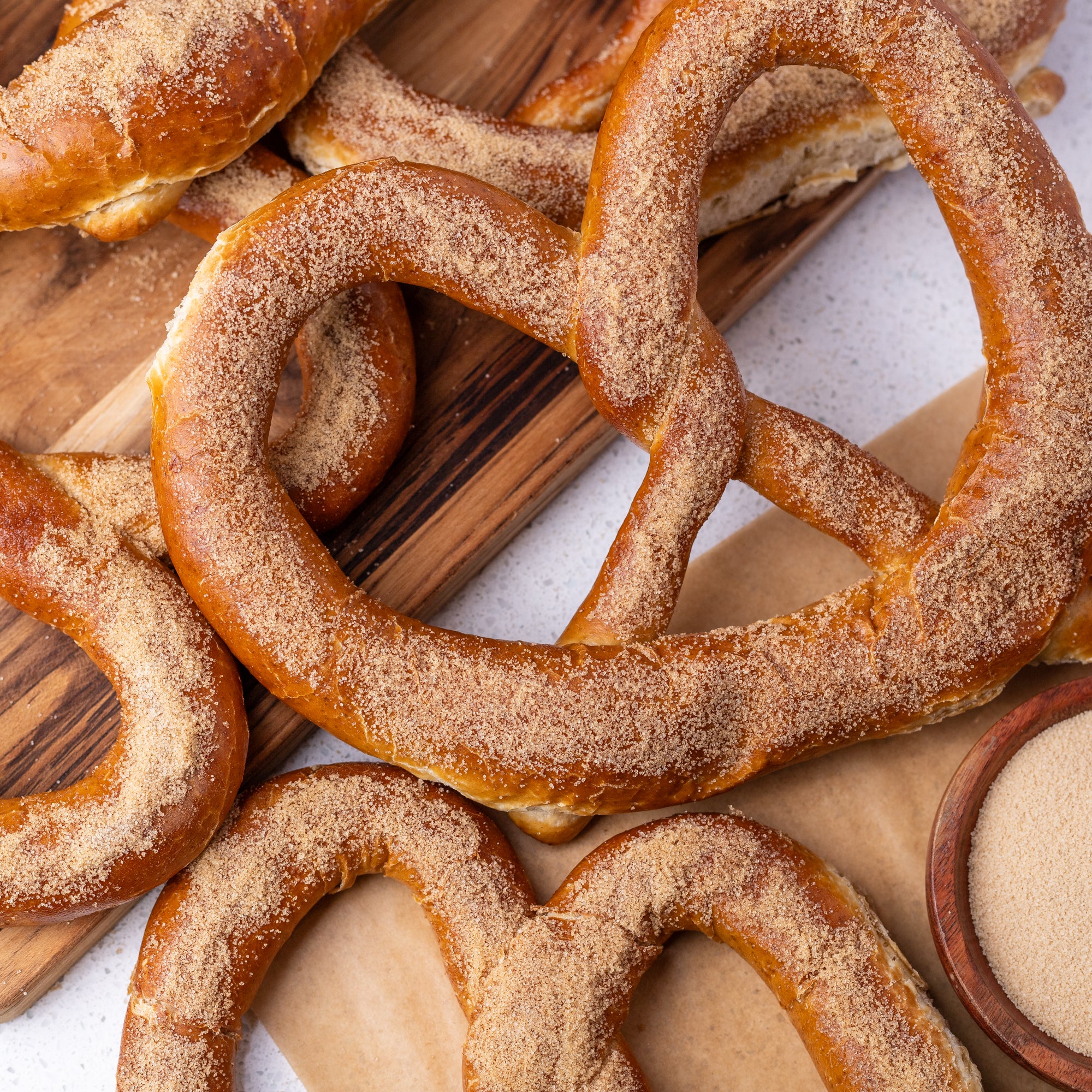 Cinnamon Sugar Twisted Party Soft Pretzel Box - Image 3