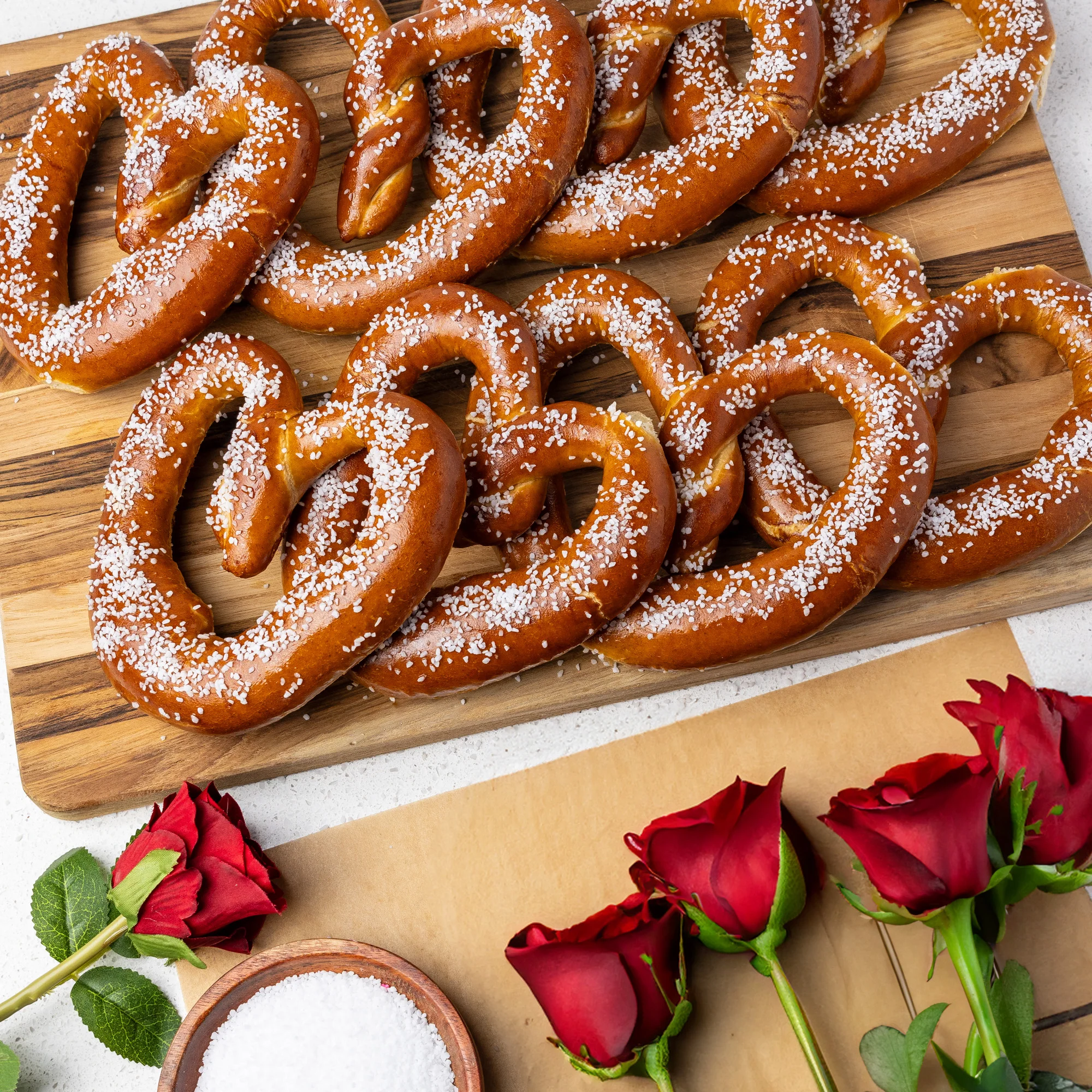 Heart Shaped Soft Pretzel Box - Image 3